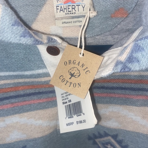 NWT Faherty Hoodie - Picture 3 of 5